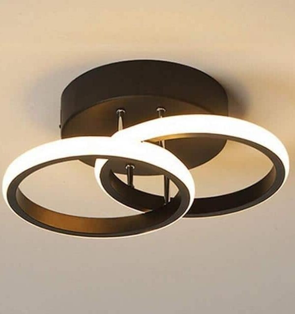 Plafonnier LED Double Rond