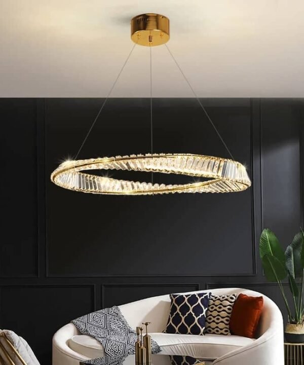 Lustre Luxe LED Cristal