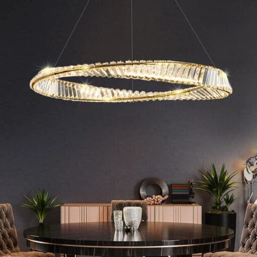 Lustre Luxe LED Cristal