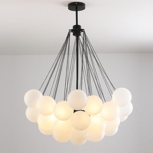 Lustre Boule Blanche