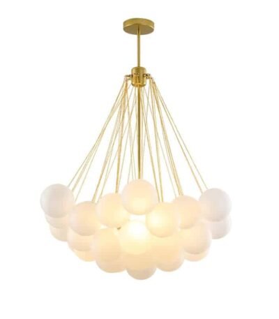 Lustre Boule Blanche