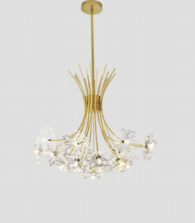 Lustre LED Fleurs