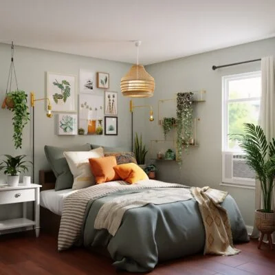 Éclairage intérieur pour la chambre à coucher