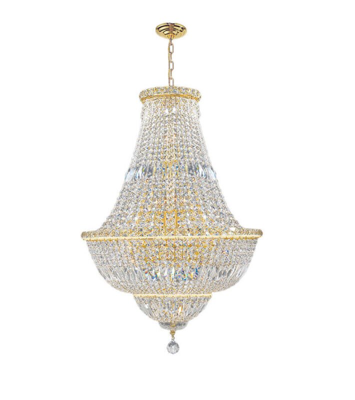 lustre en cristal de luxe