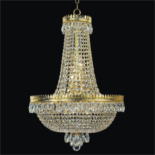 lustre de luxe cristal