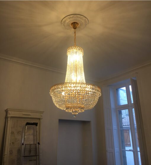 Lustre Cristal Argent