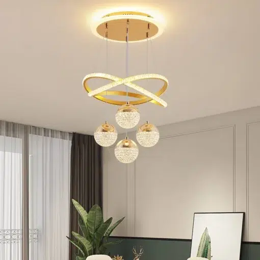 Luminaire Boule Cristal