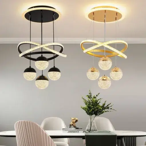 Luminaire Boule Cristal