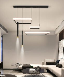 Suspension Moderne Noire