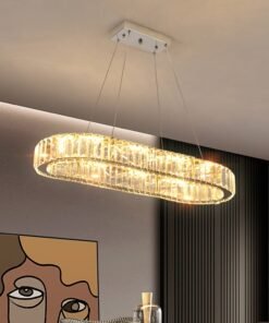 Lustre Ovale Cristal