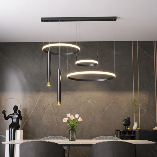 Suspension Moderne Noire