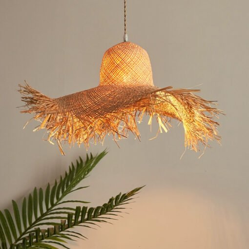 Lustre Chapeau De Paille