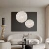 Lustre Rotin Boule