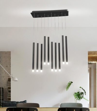 Lustre tube moderne