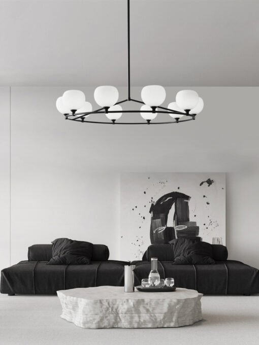 Lampe Suspendue Blanche Design