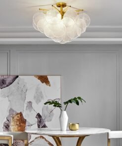 Luminaire Verre Blanc