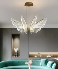 Luminaire Papillon Metal