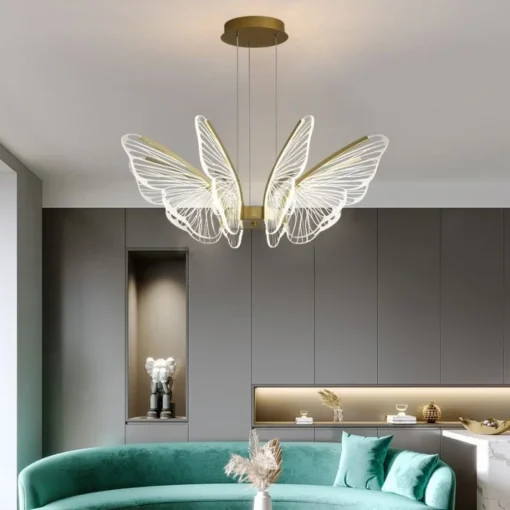 Luminaire Papillon Metal