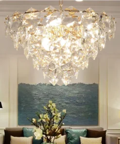 Lustre En Cristal Moderne