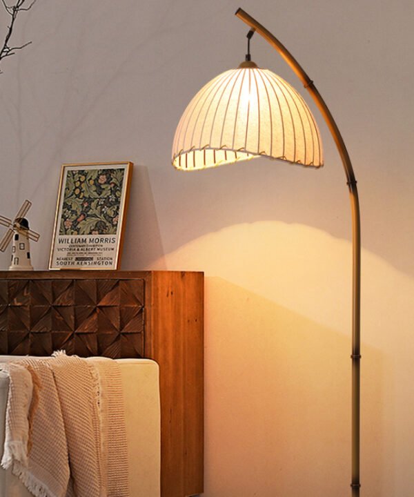 Lampadaire Salon Bambou