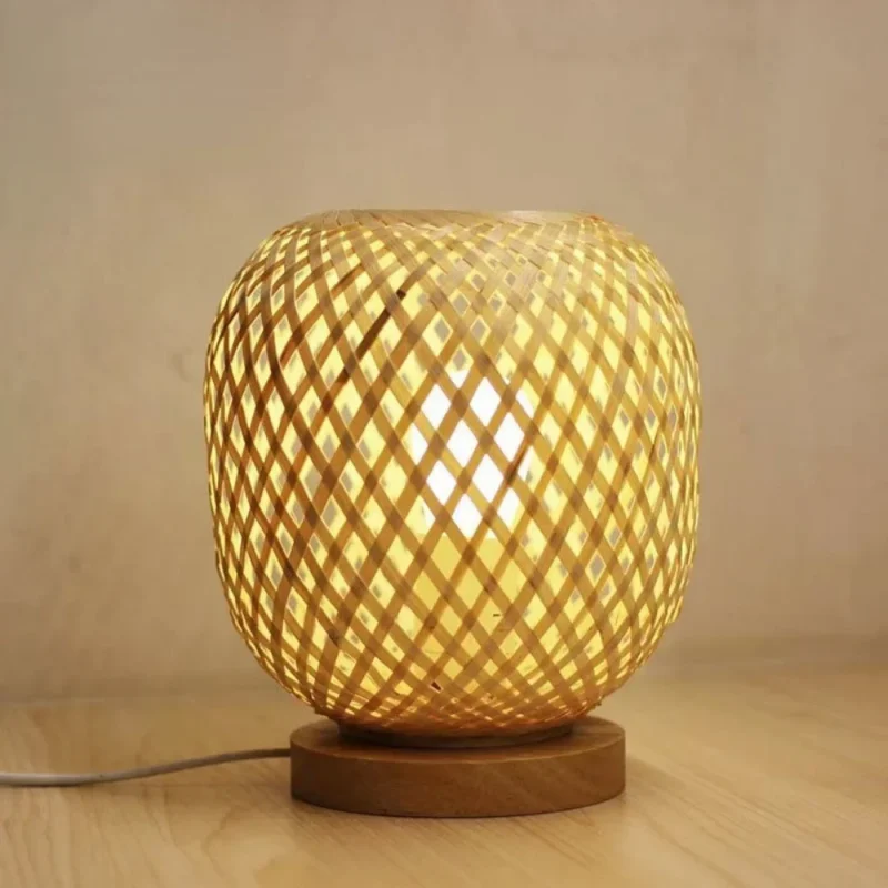 Lampe De Chevet Rotin