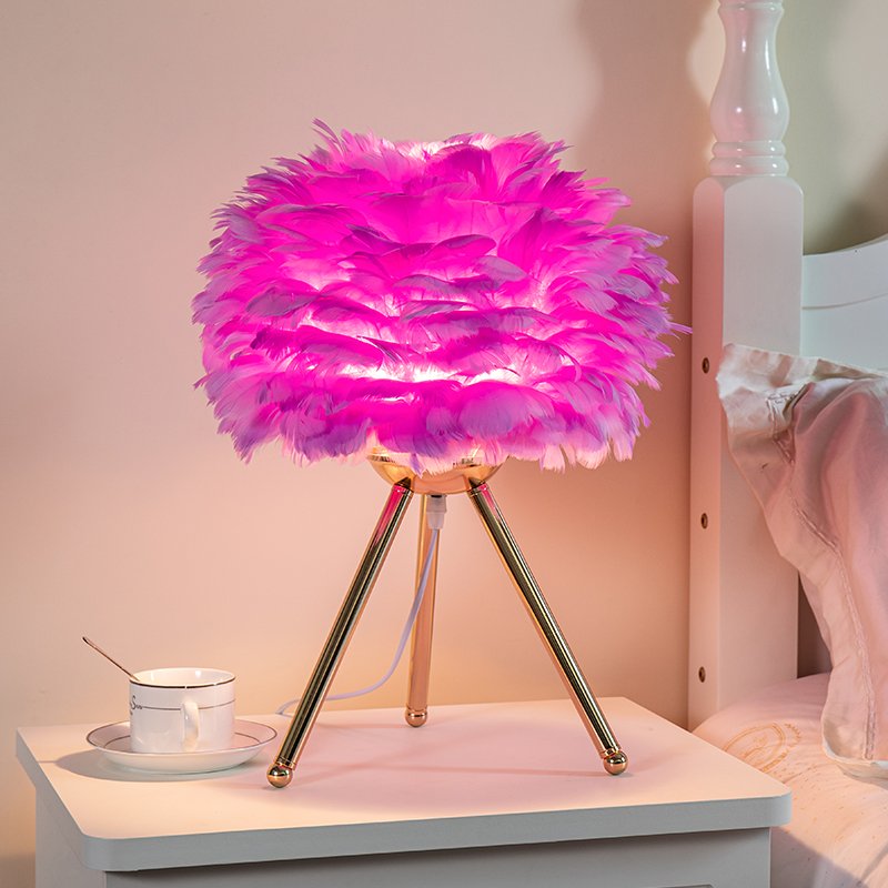 Lampe De Table Plume