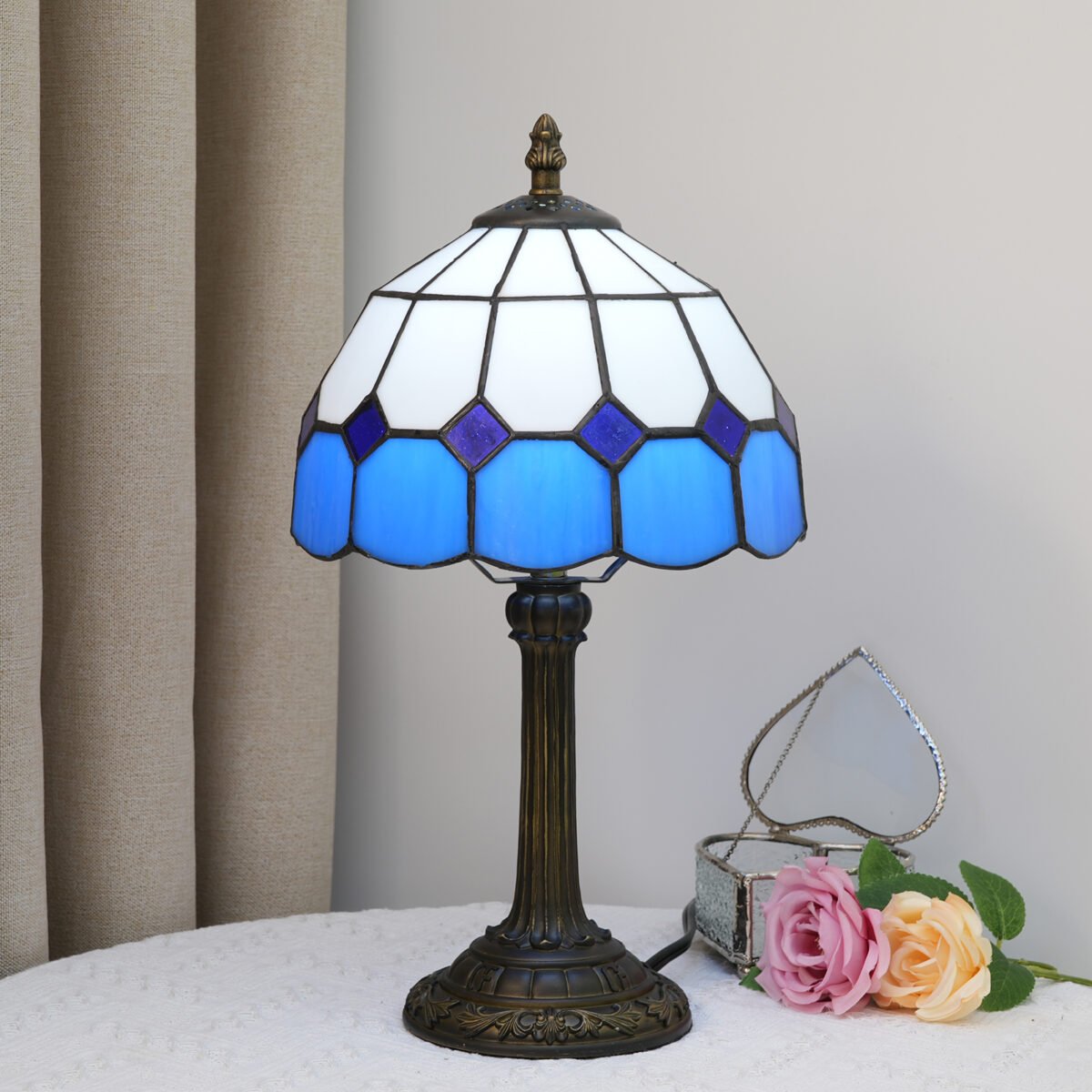 Lampe De Table Vitrail