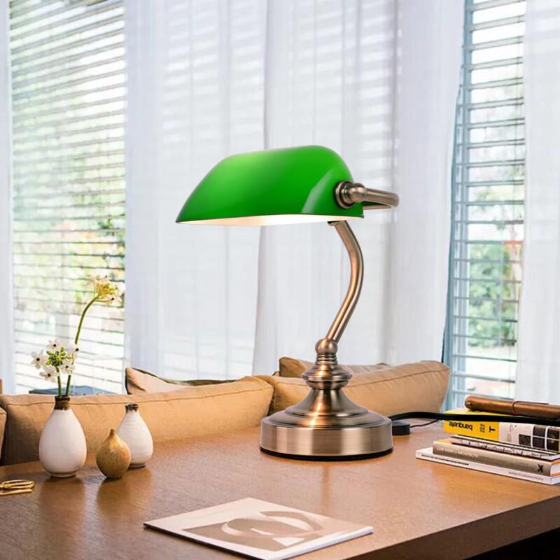 Lampe Verte Retro