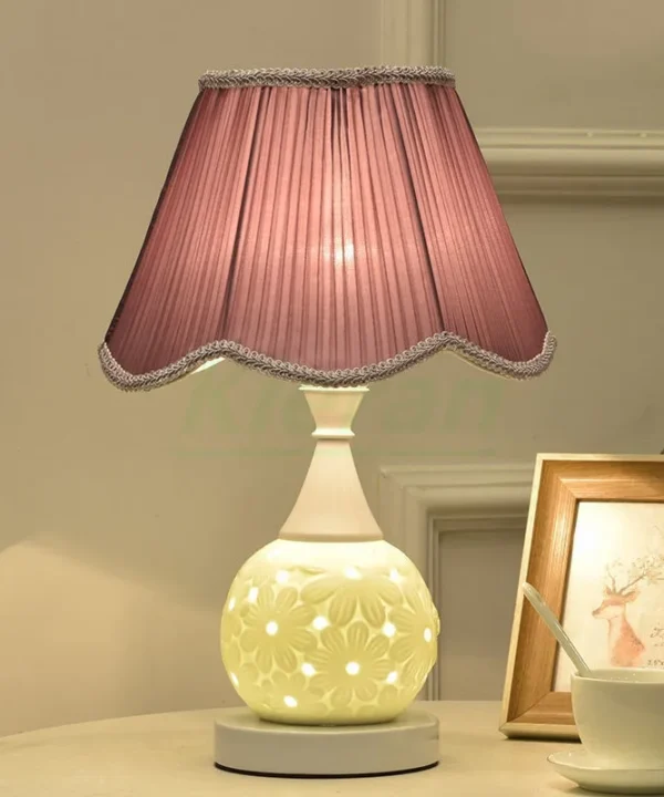 Lampe De Table Abat Jour Tissu