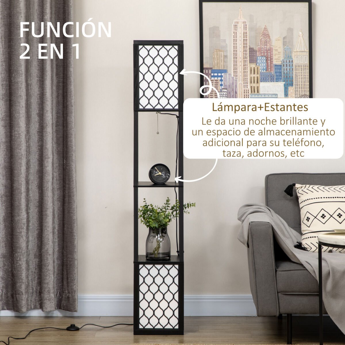 Lampadaire Avec Etagère