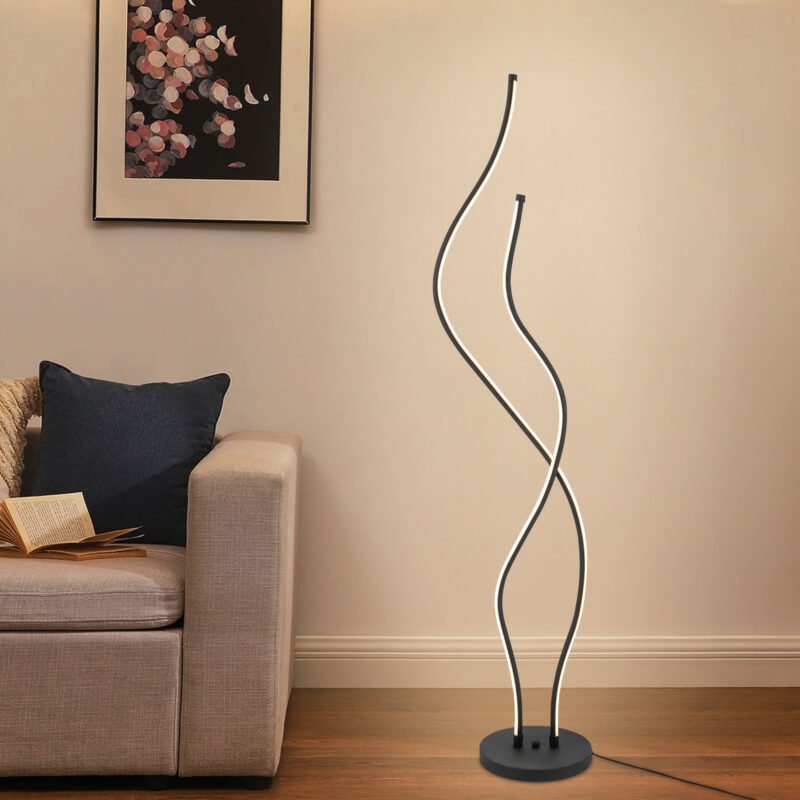 Lampe Sur Pied Spirale