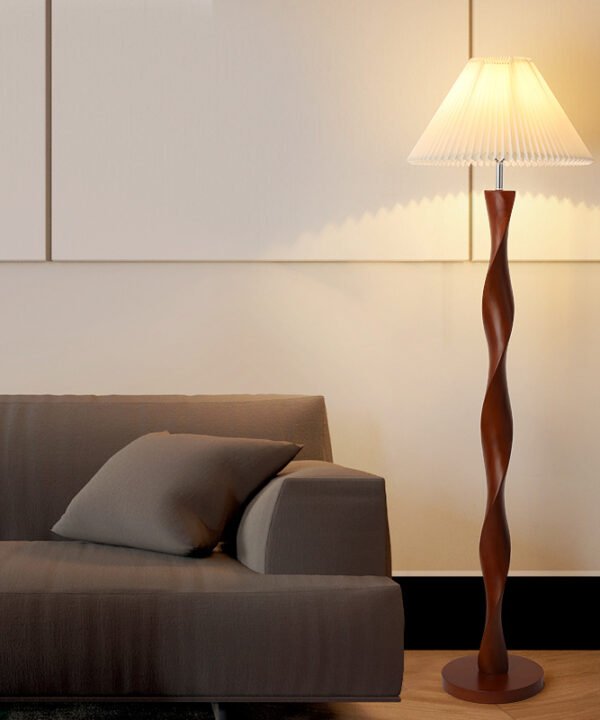 Lampadaire En Bois Massif
