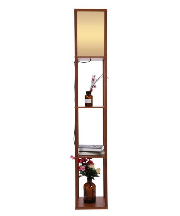 Lampadaire Bois Avec Etagere